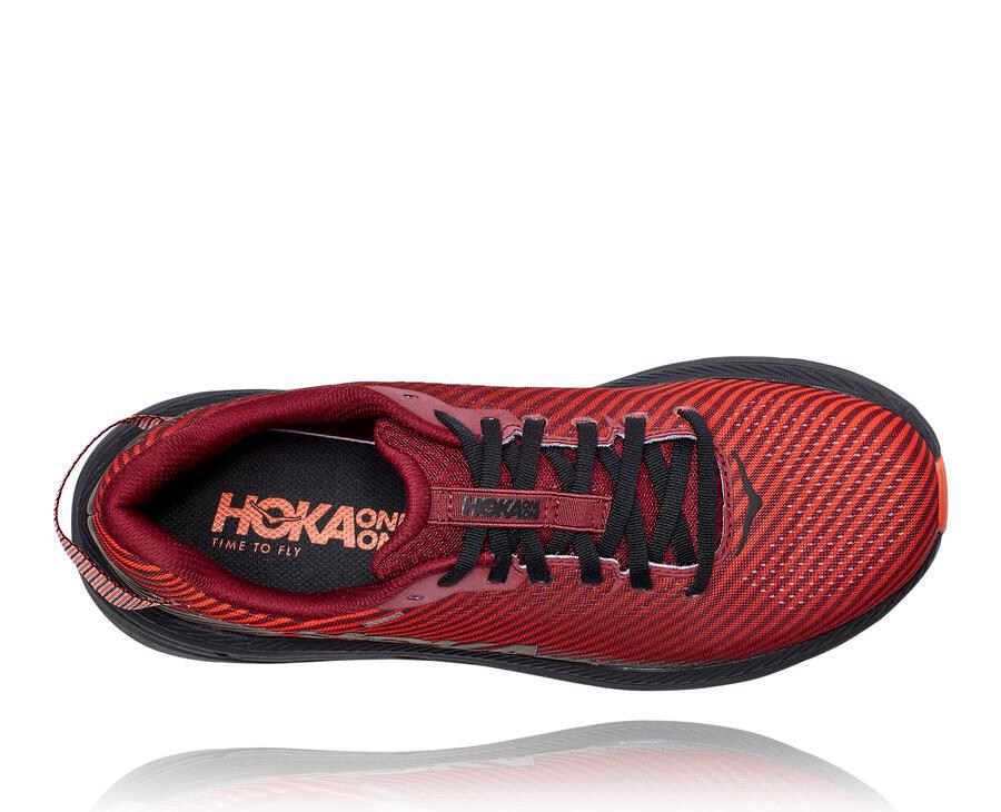 Running Shoes Mens - Hoka One One Rincon 2 - Red - UABVKWQ-37